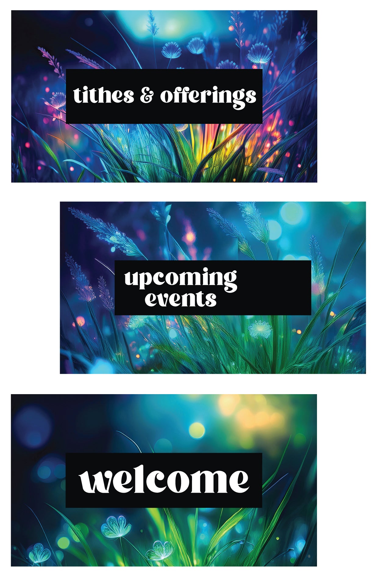 Moonlight Gospel Slide Templates {65+ Slides}