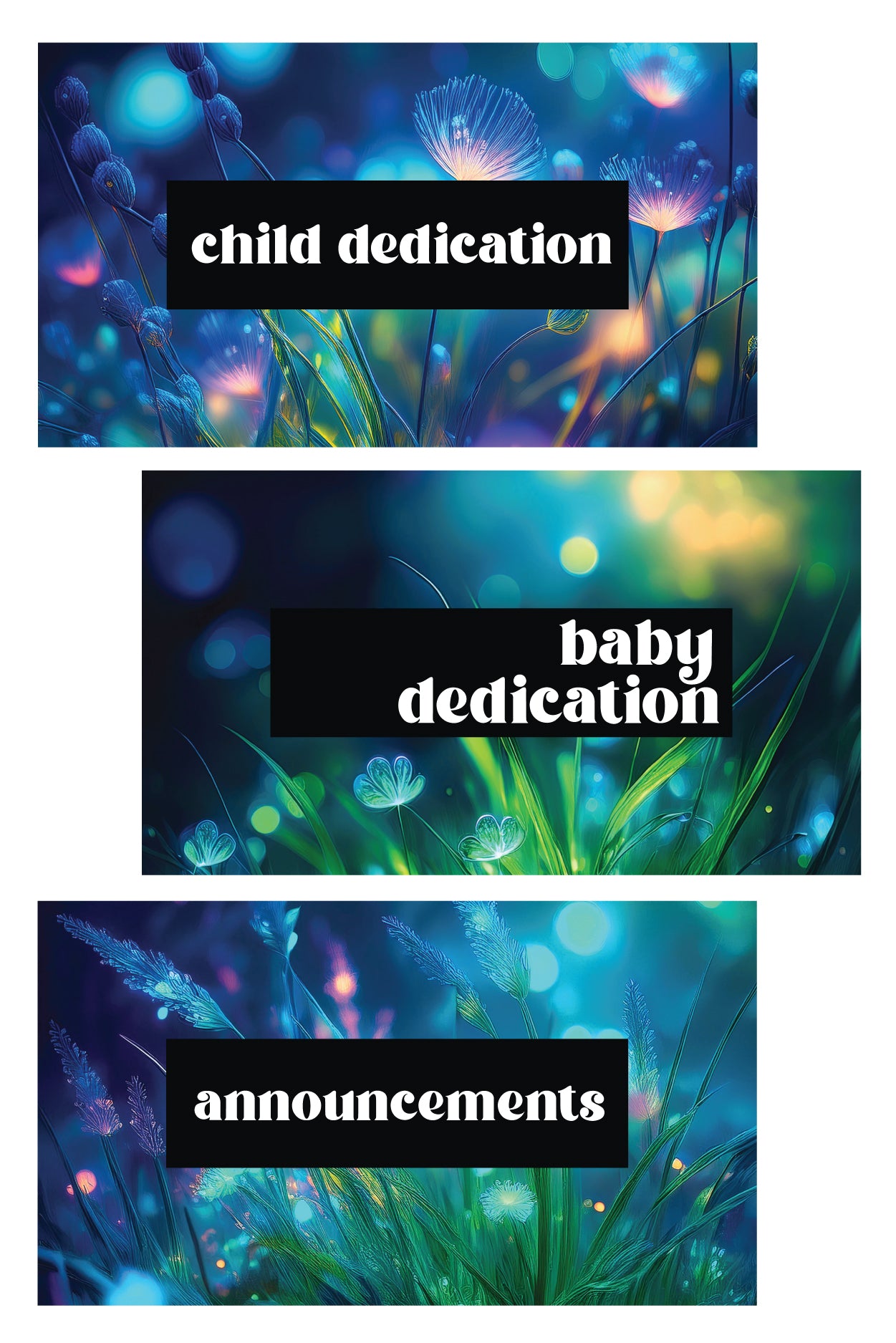 Moonlight Gospel Slide Templates {65+ Slides}