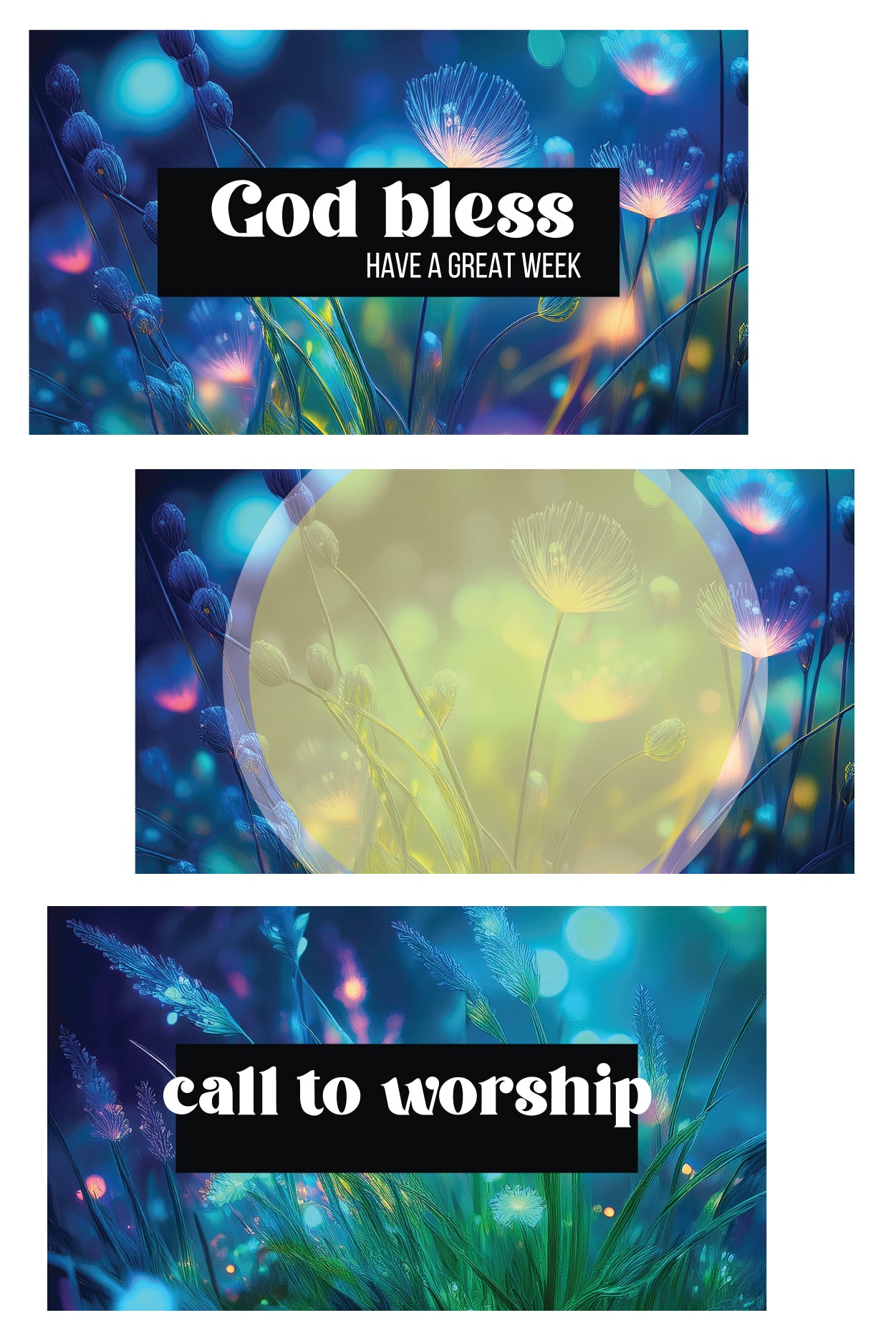 Moonlight Gospel Slide Templates {65+ Slides}