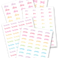 Most Common Planner Words Stickers