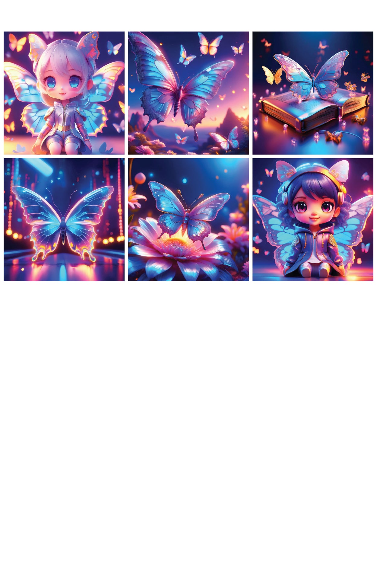 40+ New Creation Butterflies Graphics Set