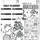Coloring New Year's Daily Planner {10 Pages}