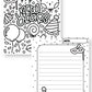 Coloring New Year's Daily Planner {10 Pages}