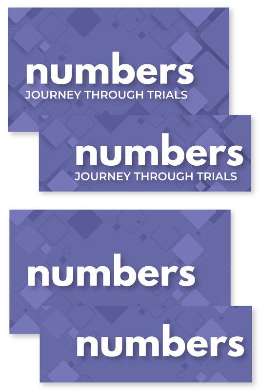 Numbers Sermon Series Graphics