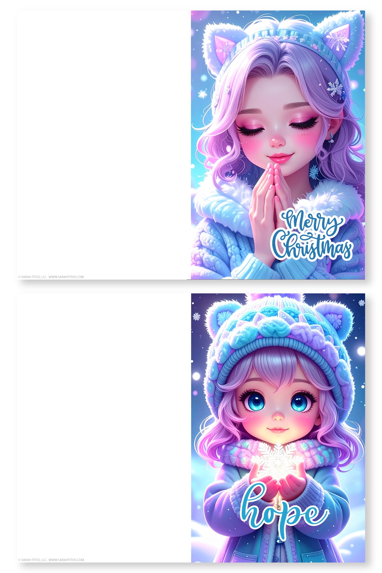 Pastel Christmas Church Bulletins {8 Pages}