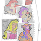 Plastic Canvas Book Wall Hangings