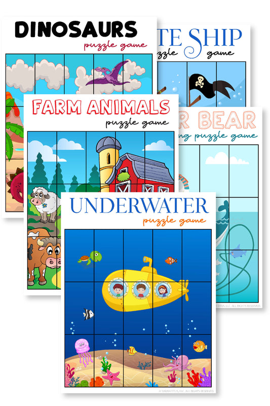 Printable Puzzle Games For Boys