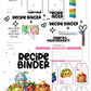 Recipe Binder {130+ Pages}