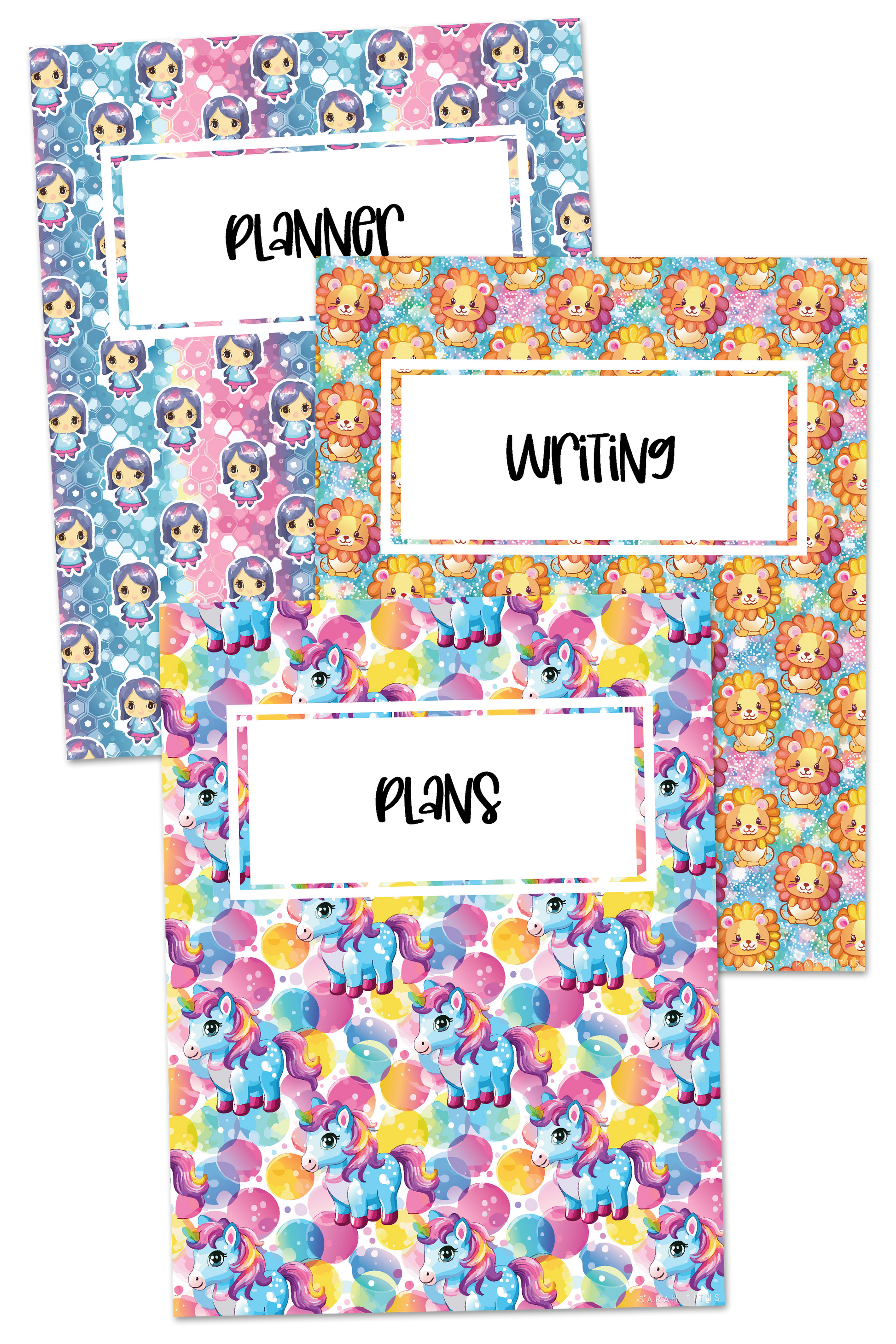 School Binder Covers Printable
