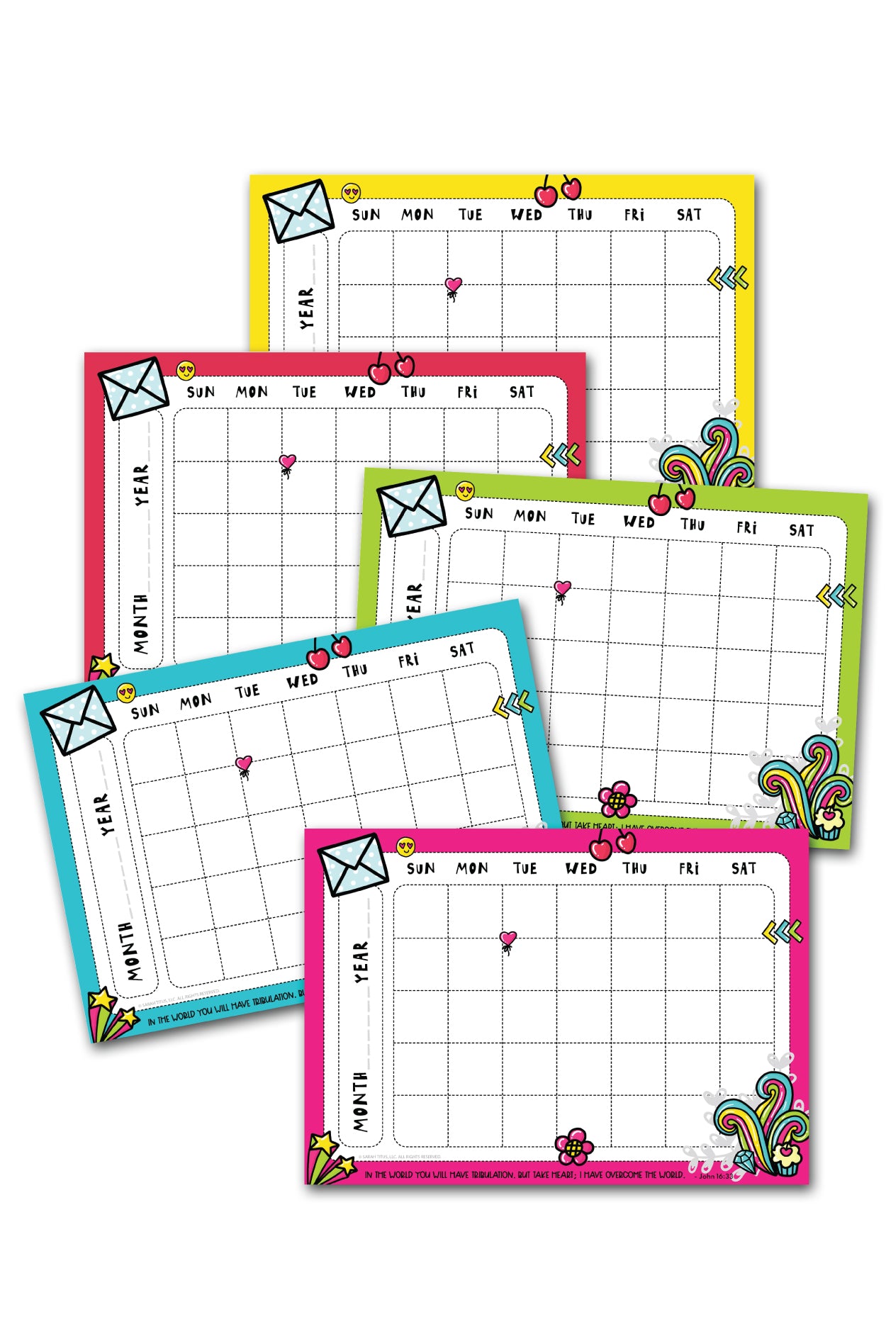 Scripture Modern Monthly Planner