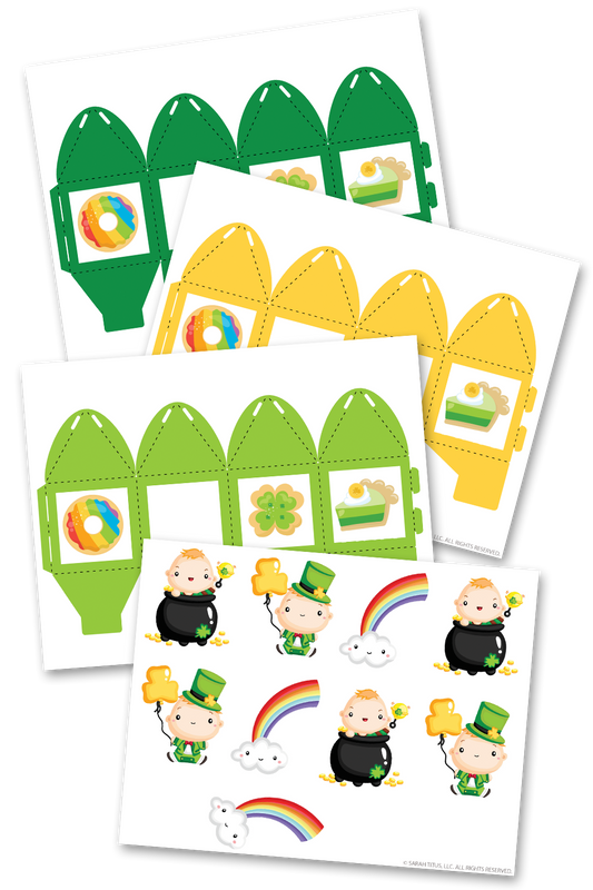 St Patrick's Day Party Favor Gift Boxes
