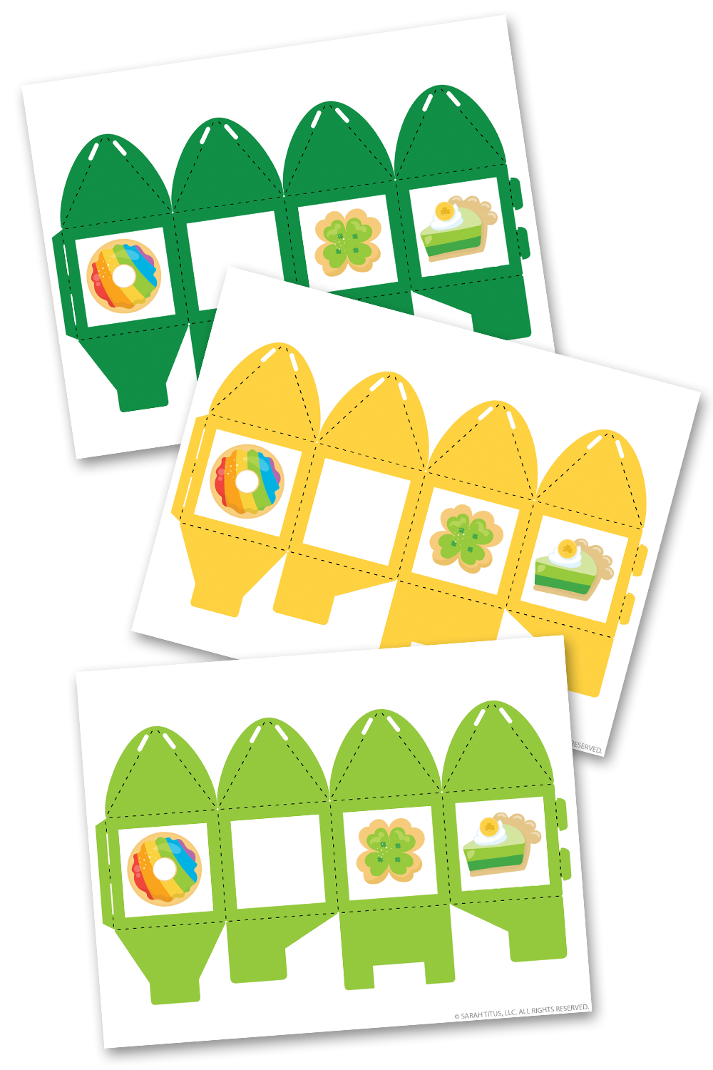 St. Patrick's Day Party Favor Gift Boxes
