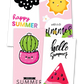 Summer Text Cards 