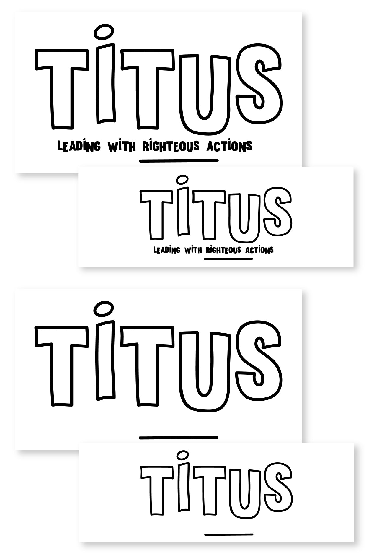 Titus Sermon Series Graphics