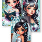 45+ Twilight Teal Christian Girl Graphics
