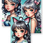45+ Twilight Teal Christian Girl Graphics