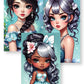 45+ Twilight Teal Christian Girl Graphics