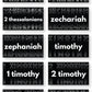 Typography Sermon Series Graphics {Books of the Bible}