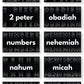 Typography Sermon Series Graphics {Books of the Bible}