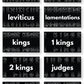 Typography Sermon Series Graphics {Books of the Bible}