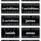 Typography Sermon Series Graphics {Books of the Bible}