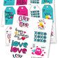 Valentine's Day Cards + Matching Gift Tags