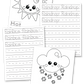 Weather Handwriting Practice Sheets