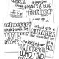 Wisdom Coloring Sheets