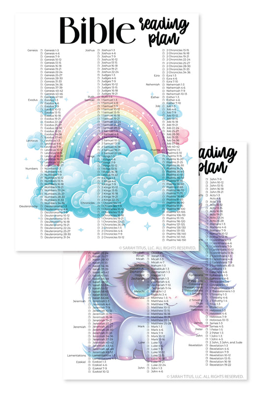Unicorn Promise Bible Reading Plan