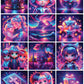 65+ Neon Christian Graphics Set