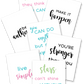 20 Inspirational Quote Wall Art Printables (Color & B/W)