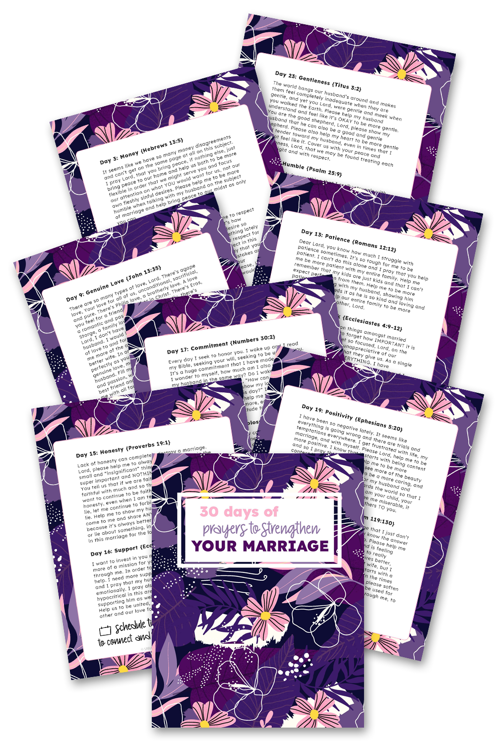 30 Days of Prayer to Strengthen Your Marriage Binder