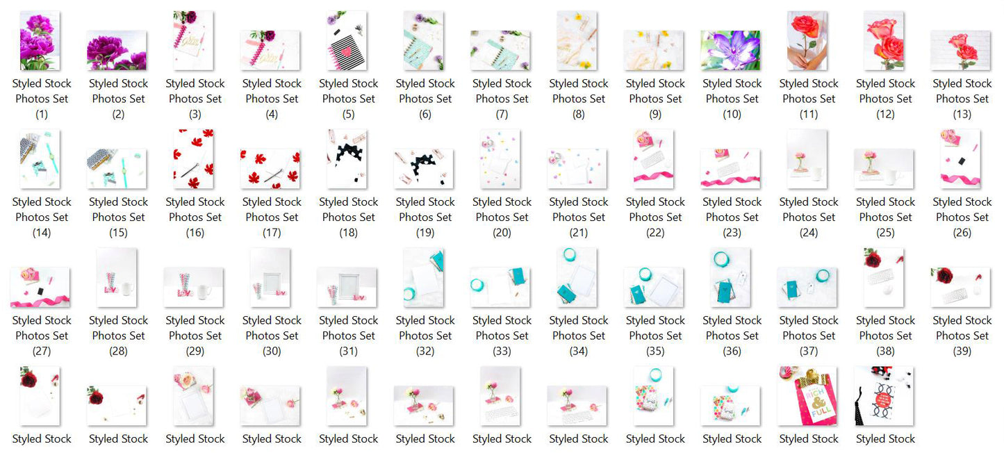 50+ Styled Stock Library