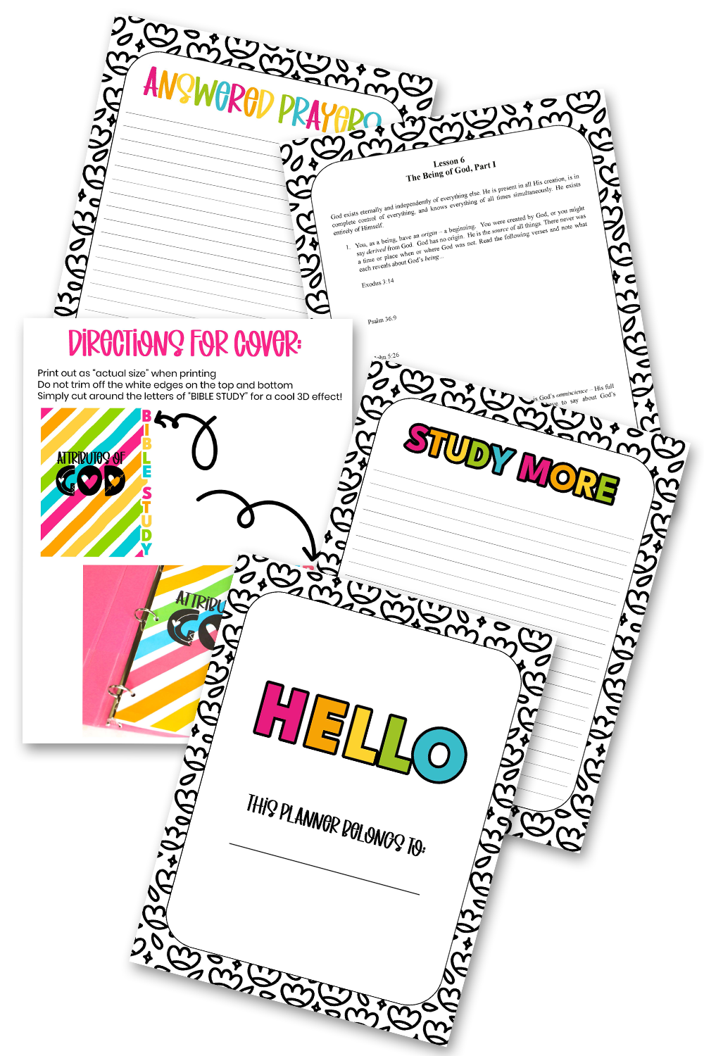 Attributes of God Bible Study Binder {70+ Pages} – Sarah Titus