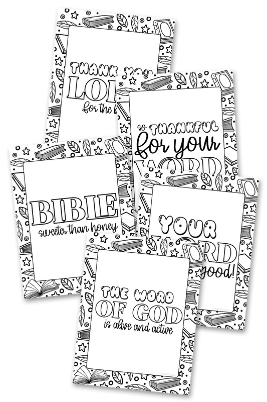 Bible Coloring Sheets