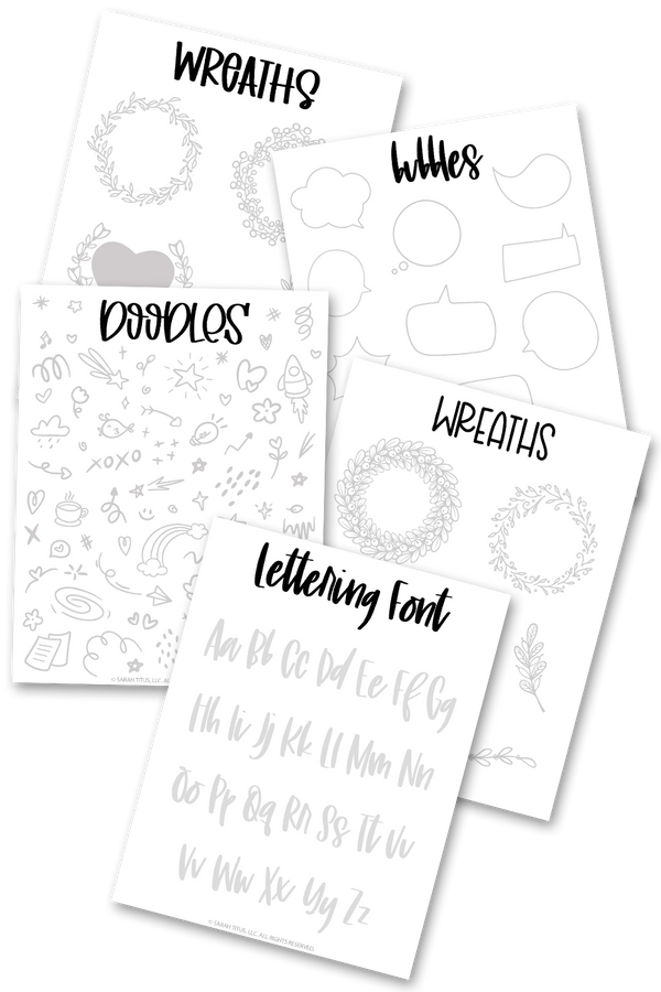 Bible Verse Hand Lettering Binder {275+ Pages} – Sarah Titus