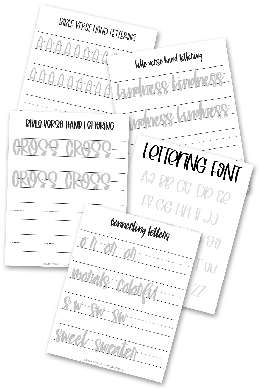 Bible Verse Hand Lettering Binder {275+ Pages} – Sarah Titus