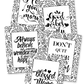 Blessed Mama Coloring Sheets
