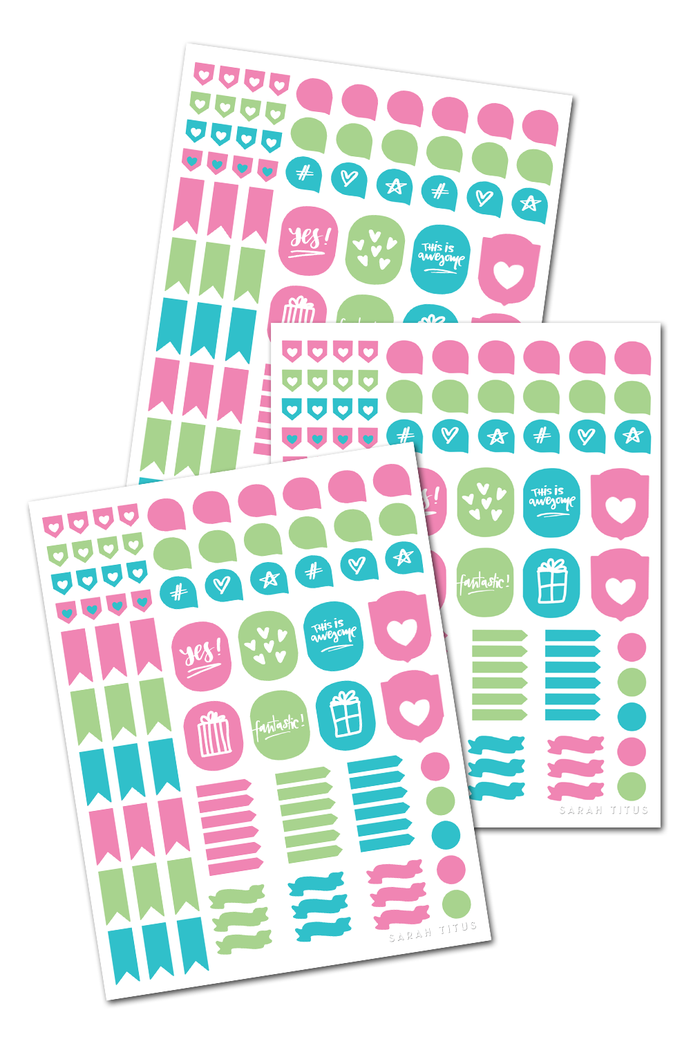 Blogging Binder Stickers