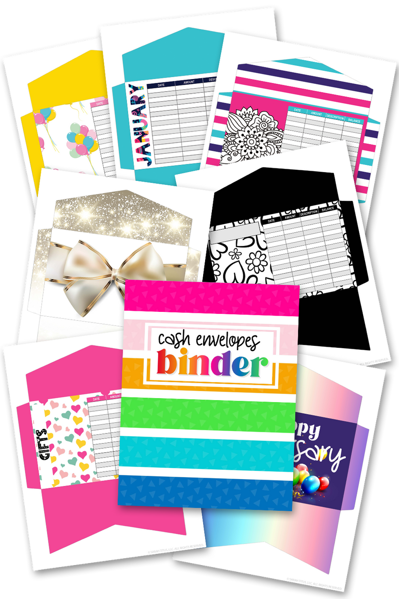 Cash Envelopes Binder {230+ pages} Sarah Titus