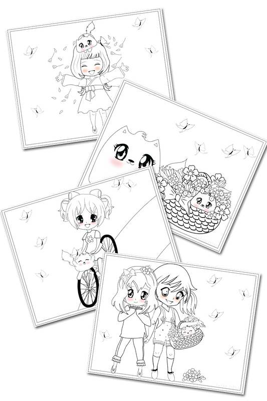 Chibi Coloring Pages