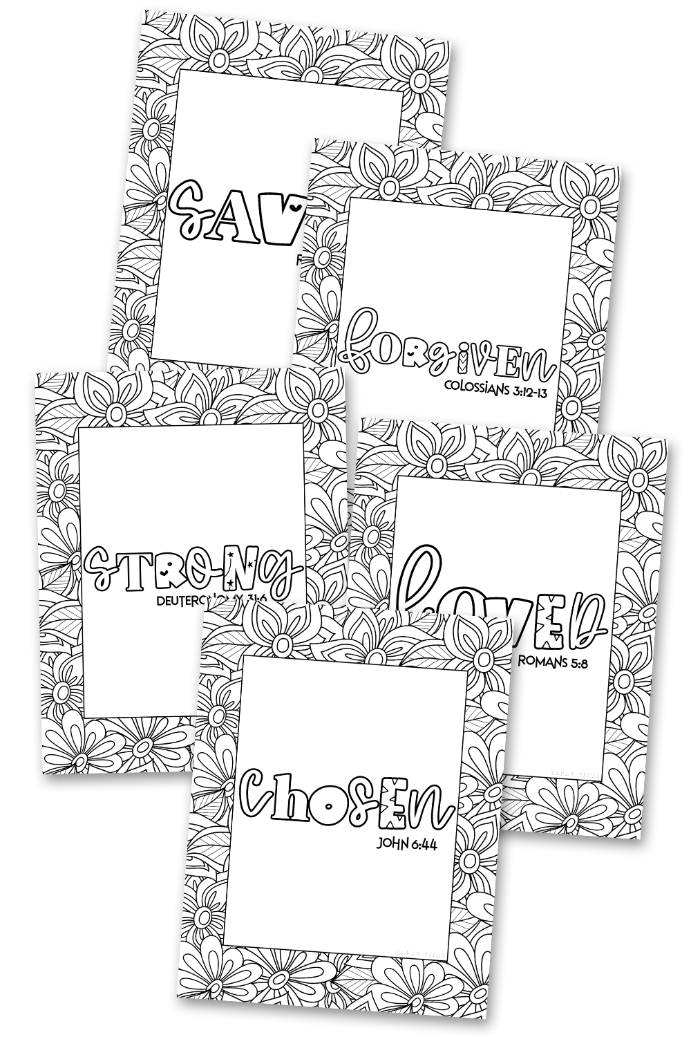 Chosen Coloring Sheets