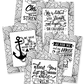 Christian Waves Coloring Sheets
