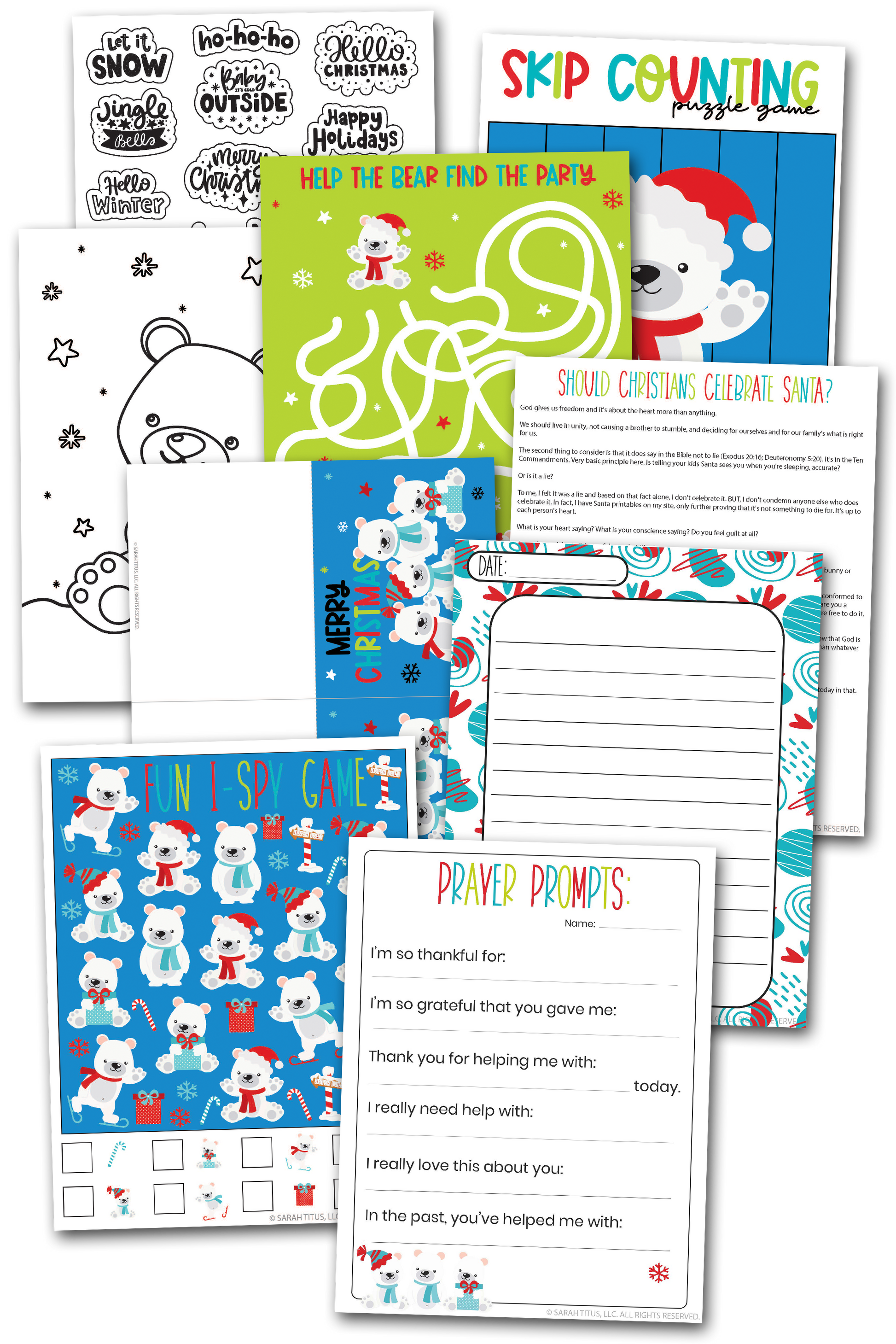 Christmas Bible Study Planner Pack