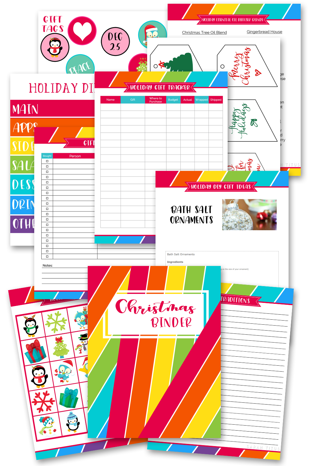 Christmas Binder