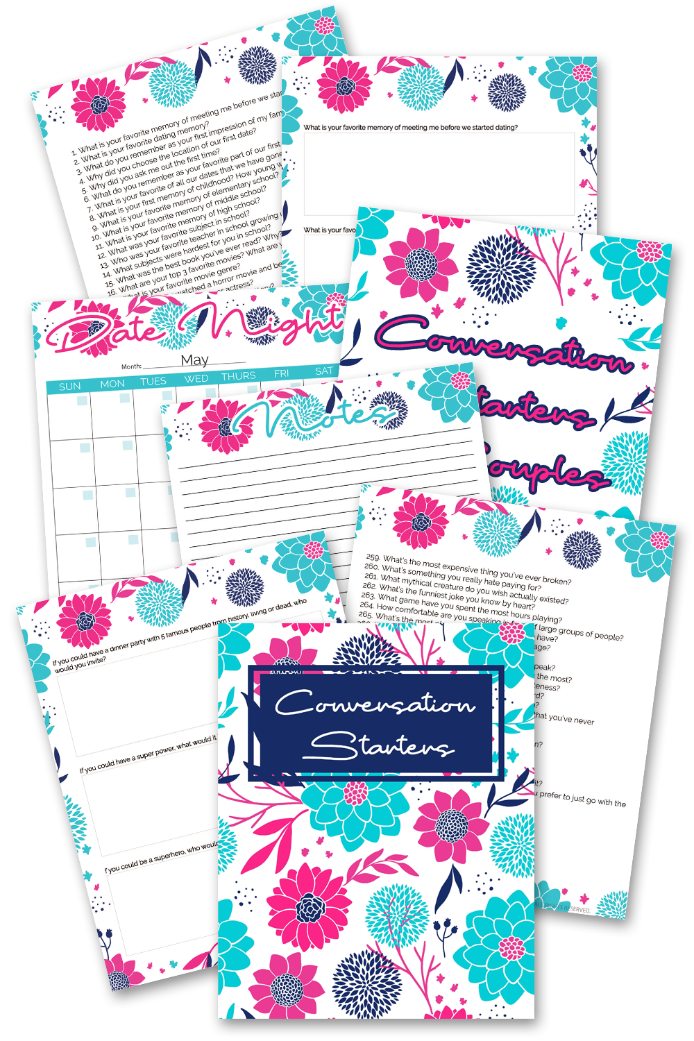 Conversation Starters Binder