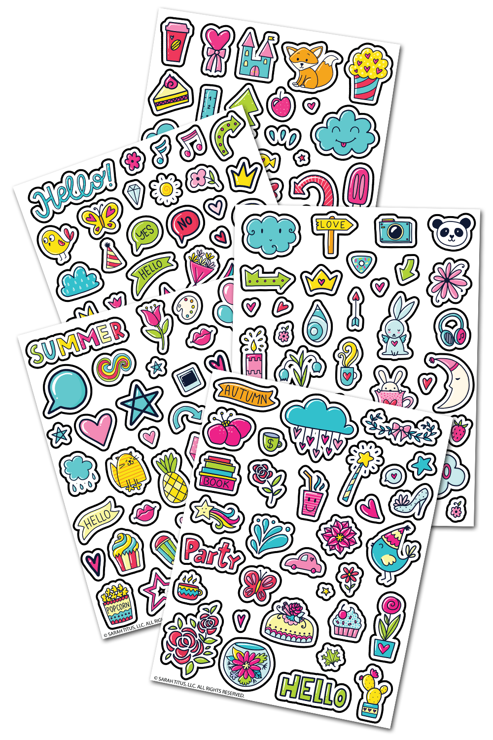 Cute Planner Stickers MEGA Pack