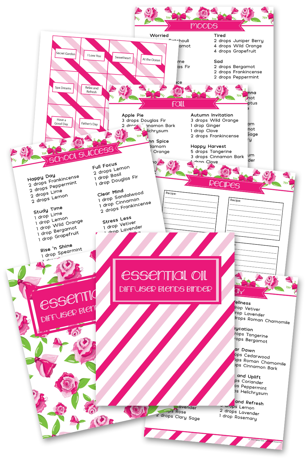 Essential Oil Diffuser Blends Binder