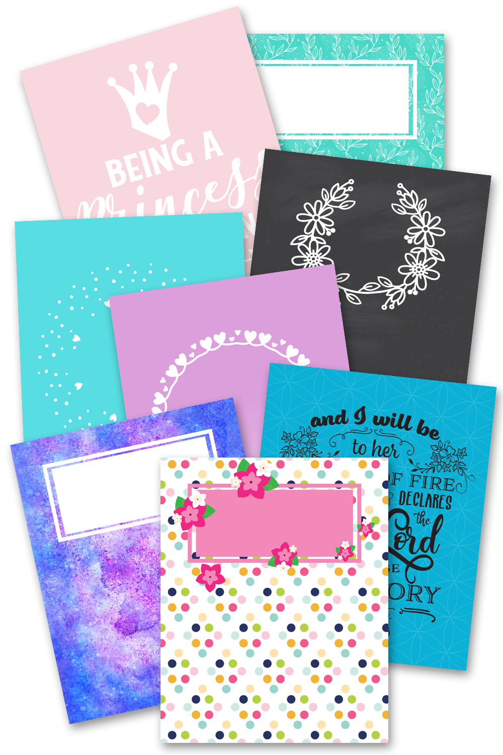 Fun Binder Covers & Dividers