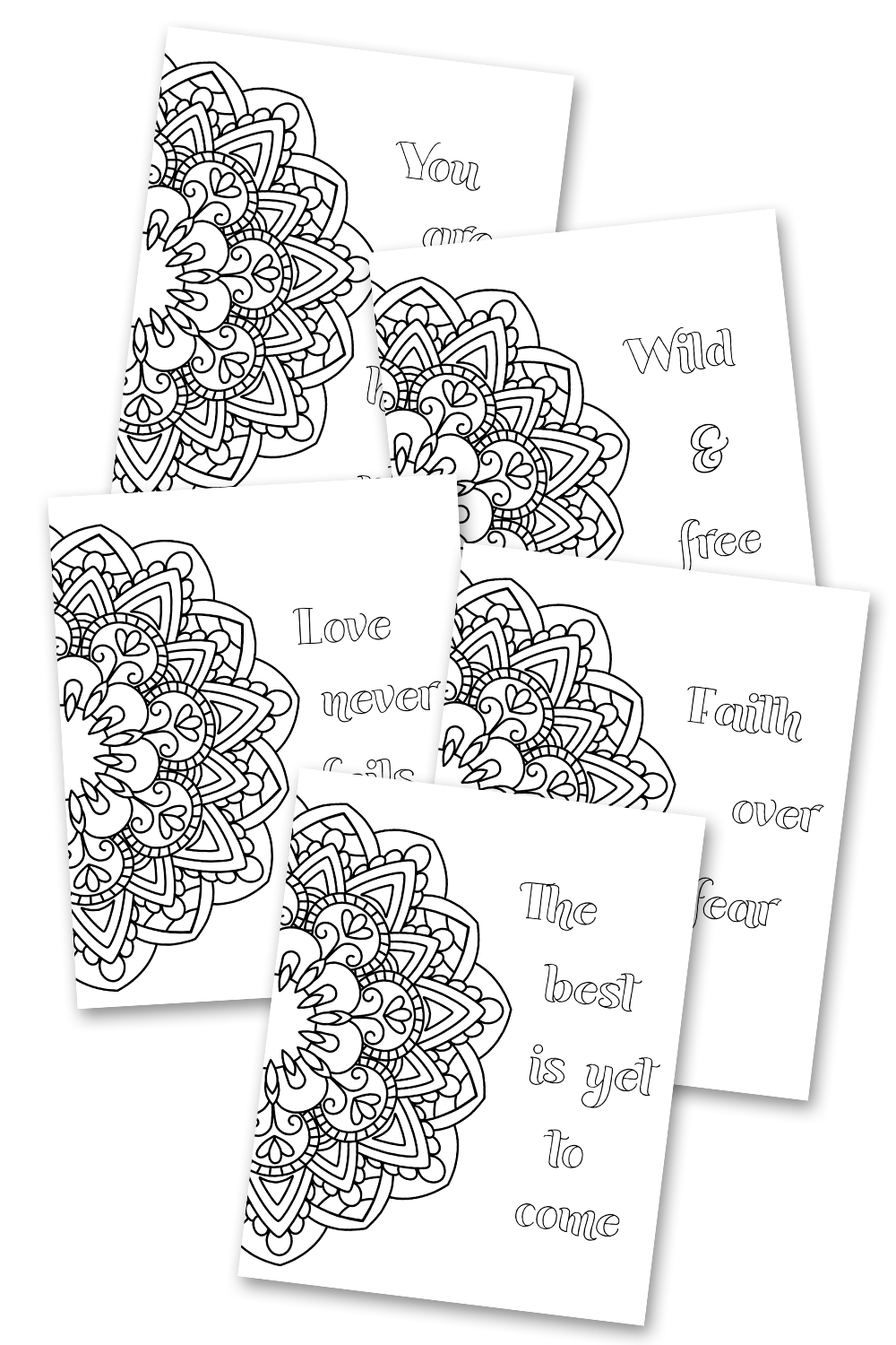 Fun Flower Coloring Sheets Pack